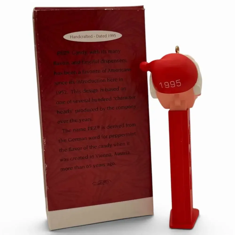 1995 Hallmark Keepsake PEZ Santa Christmas Ornament